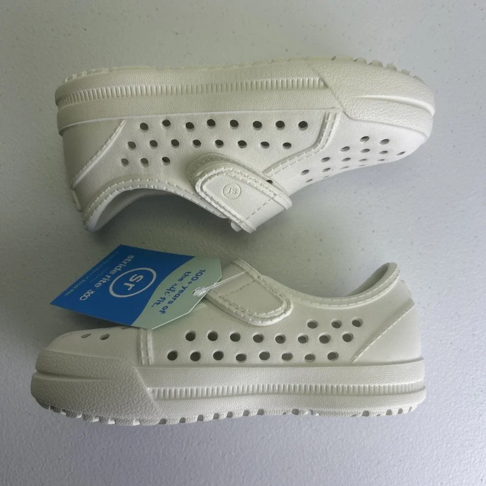 Stride Rite 360 Zain Toddler Water Shoes Sandal Size 8M Stone Off White NWB